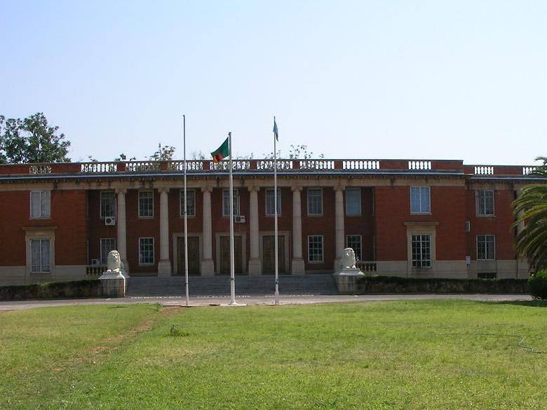 The Supreme Court building in Lusaka, Zambia