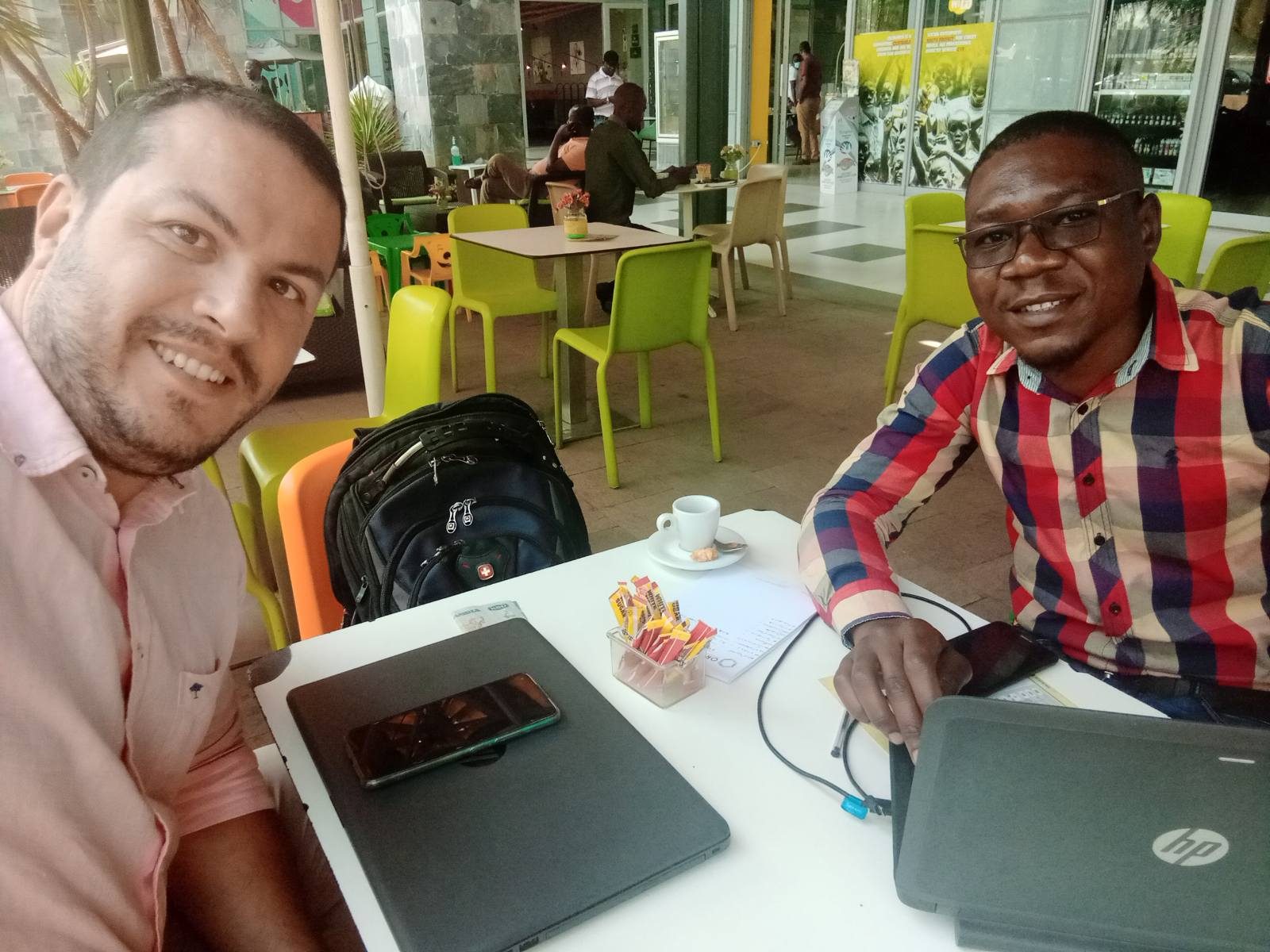 MRX team working with a local partner